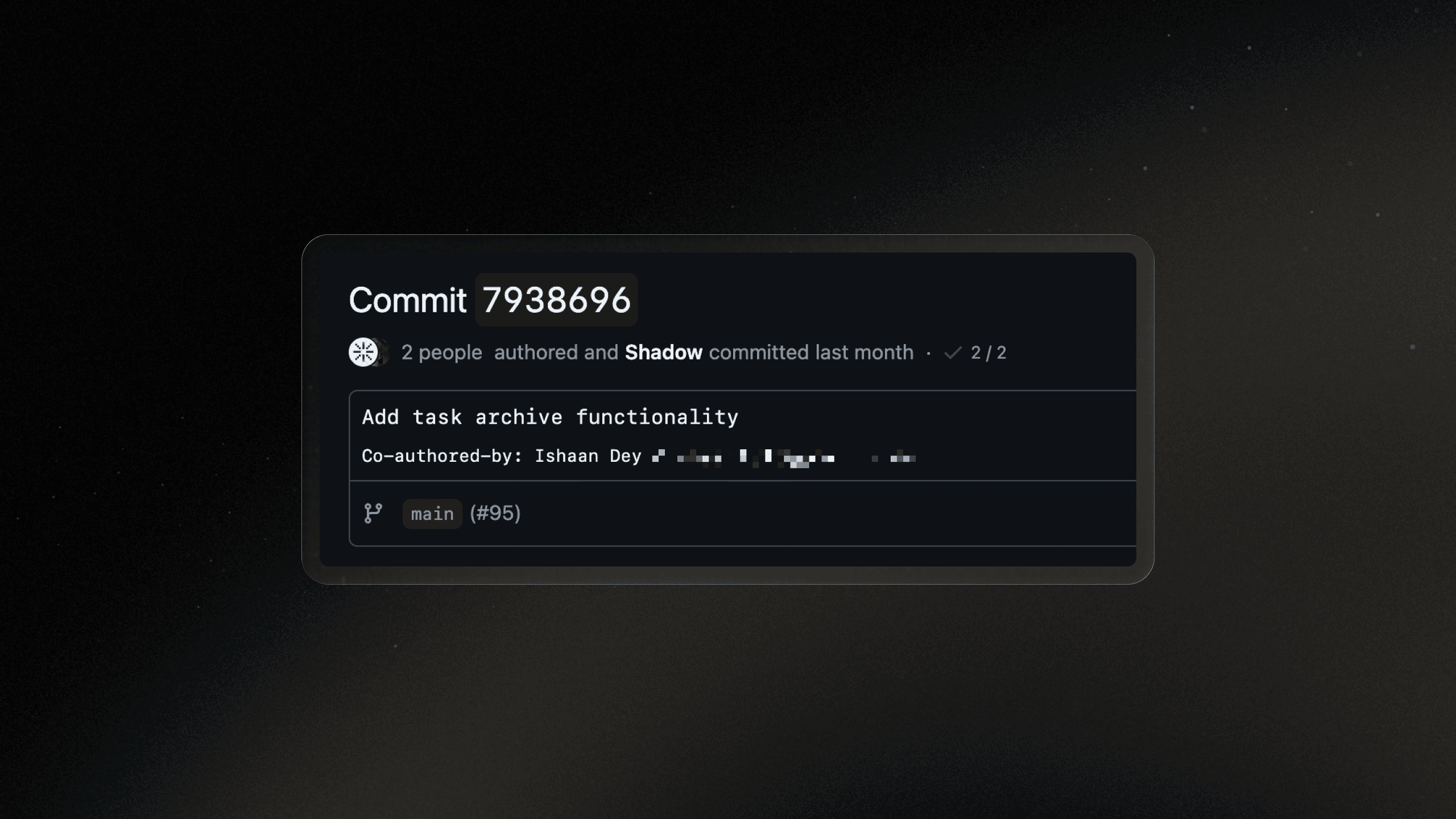 GitHub coauthoring screenshot
